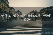 49图库 - 规则先行 - 进阶教程 - 一致性核验